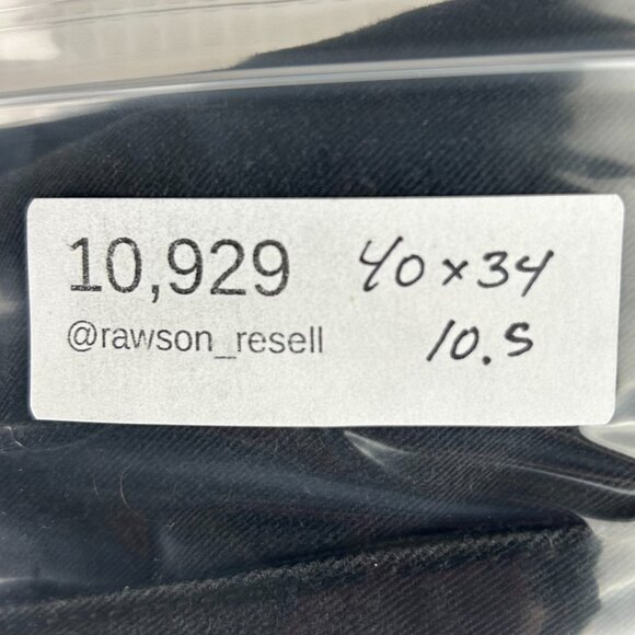 Eight 732 Y2K Baggy Pants 40x34 Black Cargo Gothic Streetwear Skate Wide Leg 90s - Picture 8 of 8